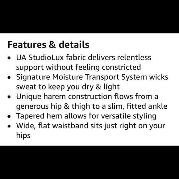 Under Armour straight leg Wax Jogger - Picture 5 of 5